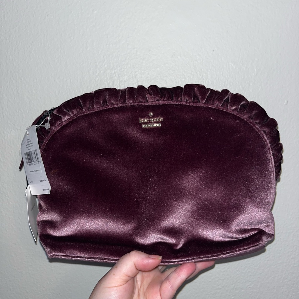 Kate Spade Marcy Plum Velvet Bag